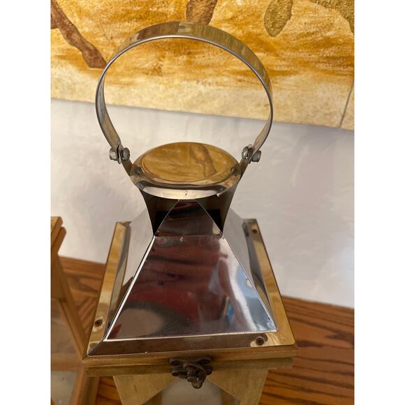 Set of two vintage pier, one lanterns candleholders - Picture 2 of 7